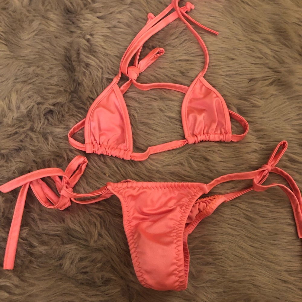 Sexy pink bikini